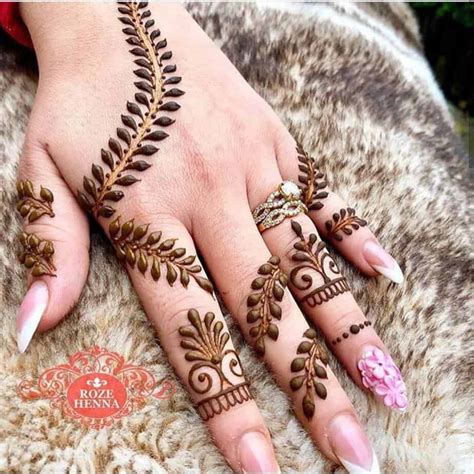 easy beginner mehndi design